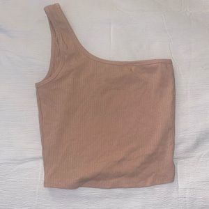 One Shoulder Crop Top
